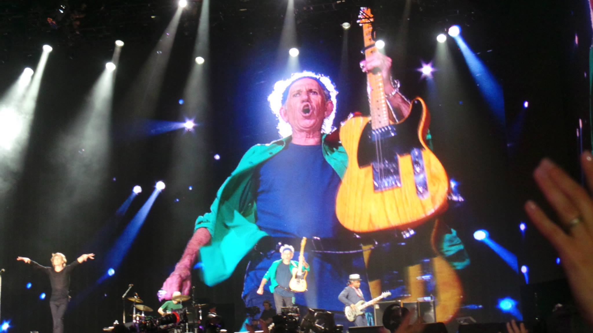 Keith Richards at Hyde Park, London, 13 July 2013. Photo courtesy of Jaz Townsend